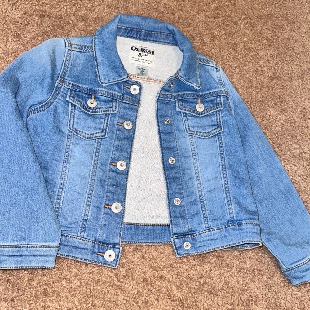 Carter's Light and Dark Blue Jean Jackets - Picture 4 of 6
